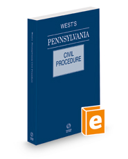 West's® Pennsylvania Civil Procedure, 2022 ed.