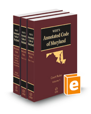 Maryland Court Rules Annotated 2021 ed Legal Solutions