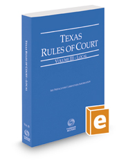 Texas Rules of Court - Local, 2020-2021 ed. (Vol. III, Texas Court Rules)