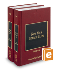 New York Contract Law, 2d (Vols. 28-28A, New York Practice Series)