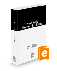 New York Motions in Limine, 2024 ed.