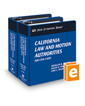 California Law and Motion Authorities for Civil Cases (The Rutter Group Civil Litigation Series)
