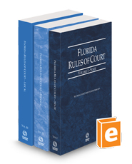 Florida Rules of Court - State, Federal, and Local, 2024 ed. (Vols. I-III, Florida Court Rules)
