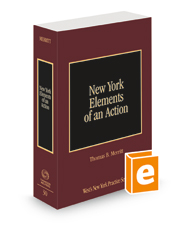 Elements of an Action, 2022-2023 ed. (Vol. 30, New York Practice Series)
