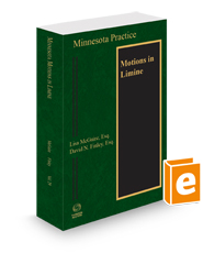 Minnesota Motions in Limine, 2024-2025 ed. (Vol. 29, Minnesota Practice Series)