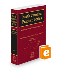 North Carolina Construction Law, 2024 ed. (North Carolina Practice Series)