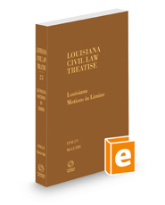 Louisiana Motions in Limine, 2022 ed. (Vol. 23, Louisiana Civil Law Treatise Series)