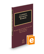 California Procurement Handbook, 2021-2022 ed.