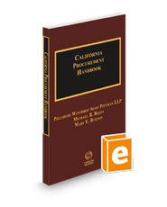 California Procurement Handbook, 2024-2025 ed.