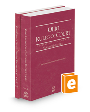 Ohio Rules of Court - Federal District Court and Federal Bankruptcy, 2023 ed. (Vols. II & IIA, Ohio Court Rules)