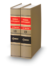 Federal Supplement, 3d (National Reporter System®)