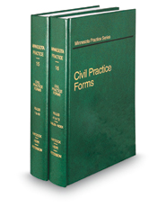 Civil Practice Forms, 3d (Vols. 15-16A, Minnesota Practice Series)