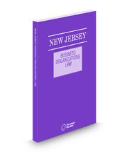 New Jersey Business Organizations Law, 2025 ed.