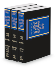 Lane's Goldstein Litigation Forms, 2022-2023 ed.