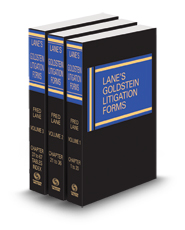 Lane's Goldstein Litigation Forms, 2023-2024 ed.