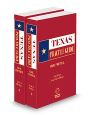 Civil Pretrial, 2024-2025 ed. (Texas Practice Guide)