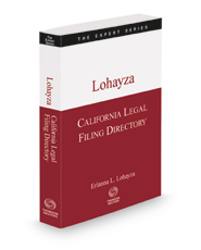 California Legal Filing Directory, Fall 2021 ed. (The Expert Series)