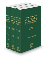 Colorado Litigation Forms and Analysis, 2021-2022 ed.