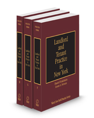 Landlord and Tenant Practice in New York, 2024-2025 ed. (Vols. F-H, New York Practice Series)