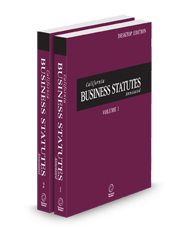 California Business Statutes Annotated, 2025 ed. (California Desktop Codes)