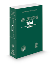 California Judges Benchbook: Civil Proc... | Legal Solutions