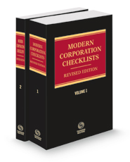 Modern Corporation Checklists, 2023-1 ed. Modern Corporation Checklists, 2023-1 ed.
