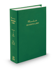 Massachusetts Bound Session Laws, 2021 ed.