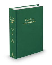 Massachusetts Bound Session Laws, 2023 ed.