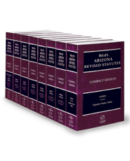 West's® Arizona Revised Statutes, 2021-2022 compact ed.