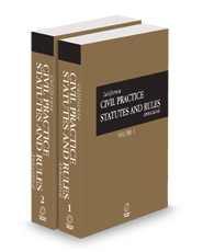 California Civil Practice Statutes and Rules Annotated, 2025 ed. (California Desktop Codes)