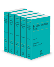 Securities Regulation Forms, 2024-2 ed. (Vols. 6-6D, Securities Law Series)