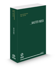 Master Index, 2023-2 ed. (Environmental Law Series)