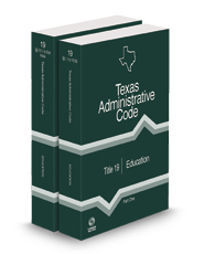Education, 2024 ed. (Title 19, Texas Administrative Code)