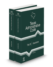 Insurance, 2024 ed. (Title 28, Texas Administrative Code)