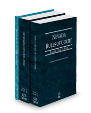 Nevada Rules of Court - State and Federal, 2024 ed. (Vols. I & II, Nevada Court Rules)