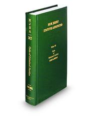New Jersey Statutes Annotated (Annotated Statute & Code Series)