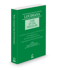 Louisiana Code of Civil Procedure, 2025 ed.