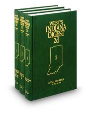 West's® Indiana Digest, 2d (1817-Date) (Key Number Digest®)