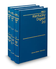 West's® Kentucky Digest, 2d (1930-Date) (Key Number Digest®)