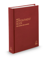 West's® 2025 Appointment Book for Judges and Lawyers