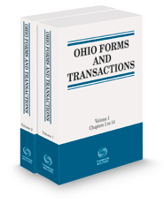 Ohio Forms and Transactions, 2021-2022 ed.