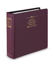 Barclays Official California Code of Regulations (CCR) Title 14 (Natural Resources), Division 1.5 (Department of Forestry and Fire Protection) Barclays Official California Code of Regulations (CCR) Title 14 (Natural Resources), Division 1.5 (Department of Forestry and Fire Protection)