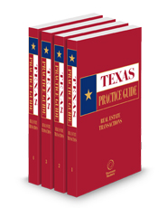 Real Estate Transactions, 2024-2025 ed. (Texas Practice Guide)