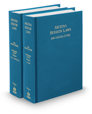 Arizona Session Laws, 2022 ed.