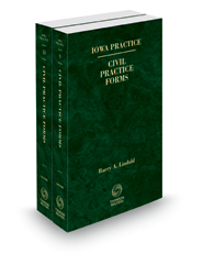 Civil Practice Forms, 2021 ed. (Vols. 9 and 10, Iowa Practice Series)