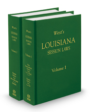 Louisiana Bound Session Laws, 2023 ed.