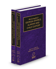 McConaughey's Georgia Divorce, Alimony and Child Custody, 2024-2025 ed.