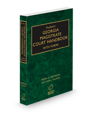 Purdom's Georgia Magistrate Court Handbook with Forms, 2024-2025 ed.