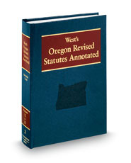 West's Oregon Revised Statutes Annotated