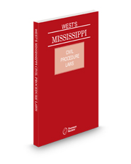 Mississippi Civil Procedure Laws, 2025 ed.